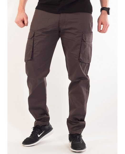 BSAT Tapered Fit Cargo Pants Dark Grey