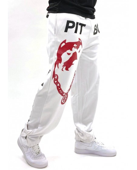 Pitbos Respect & Loyalty Sweatpants WhiteNBlack