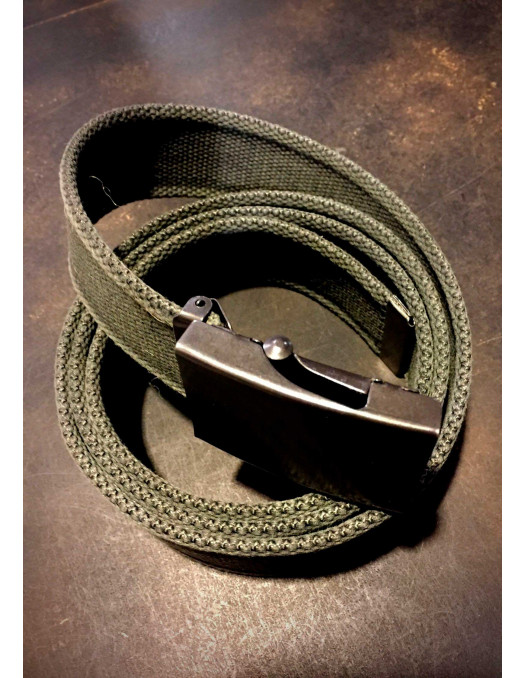 Olive Canvas Belt by Tech Wear