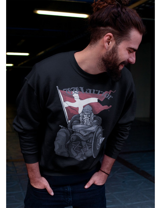 Plain Crewneck Heavy Sweatshirt Black