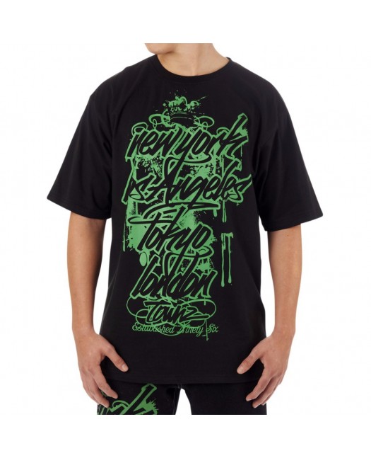 Townz Shirt International black green