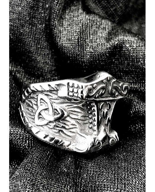 Mjølnir Celtic Knot Ring