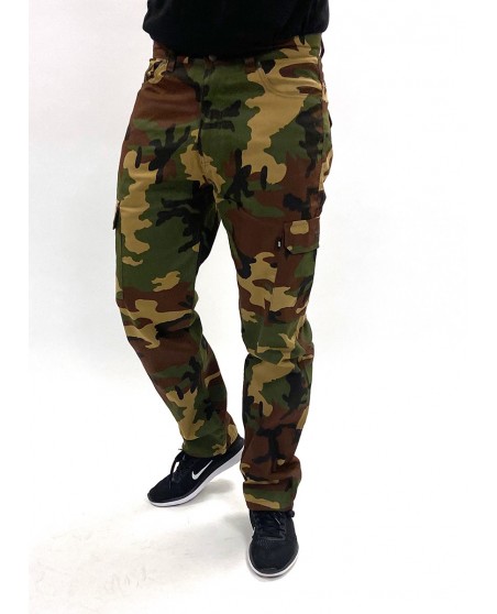 BSAT Regular Fit Woodland Cargo Pants