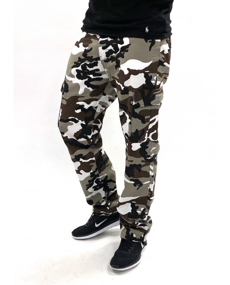 BSAT Regular Fit Urban Camo Cargo Pants