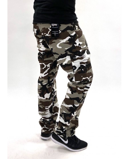 BSAT Regular Fit Urban Camo Cargo Pants