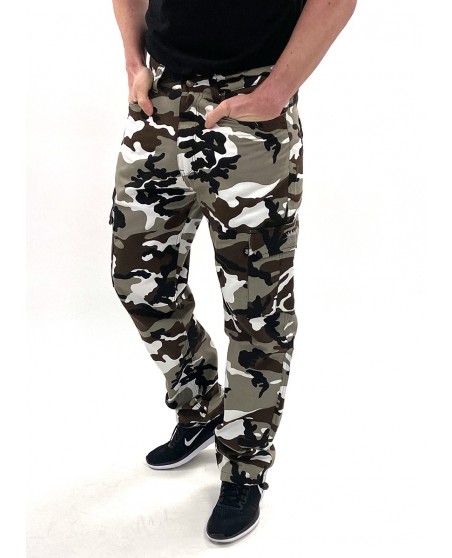BSAT Regular Fit Urban Camo Cargo Pants