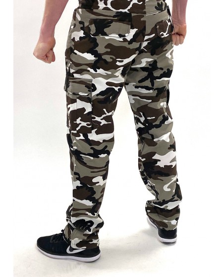 BSAT Regular Fit Urban Camo Cargo Pants