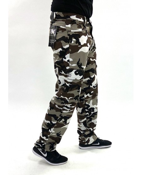 BSAT Regular Fit Urban Camo Cargo Pants