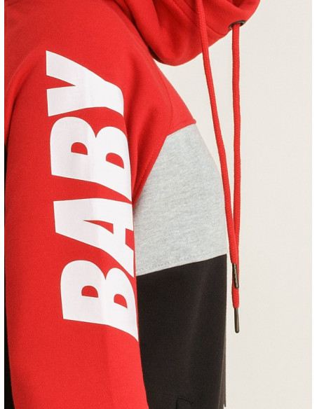 Babystaff Hoodie Sporty Deluxe Red
