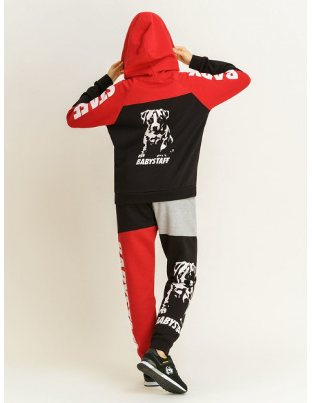 Babystaff Hoodie Sporty Deluxe Red