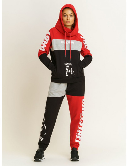 Babystaff Hoodie Sporty Deluxe Red