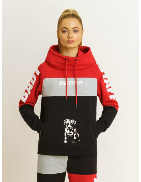 Babystaff Hoodie Sporty Deluxe Red