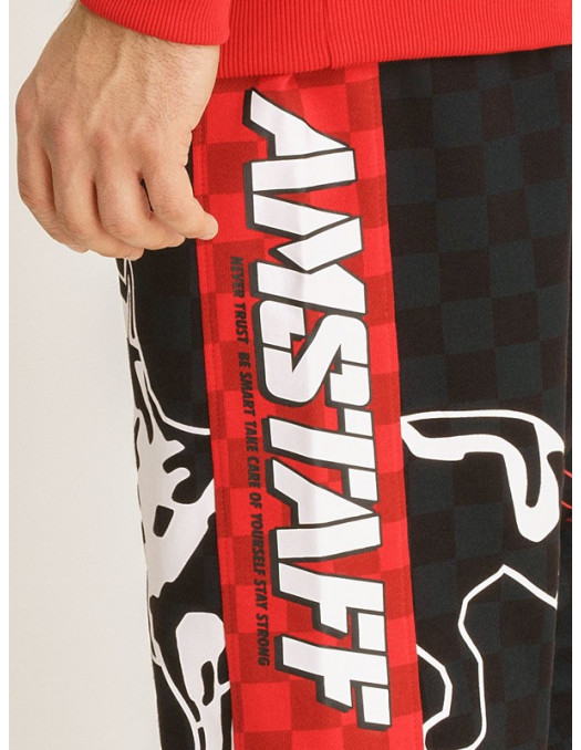 Street Instinct Sweatpants BlackNRed...