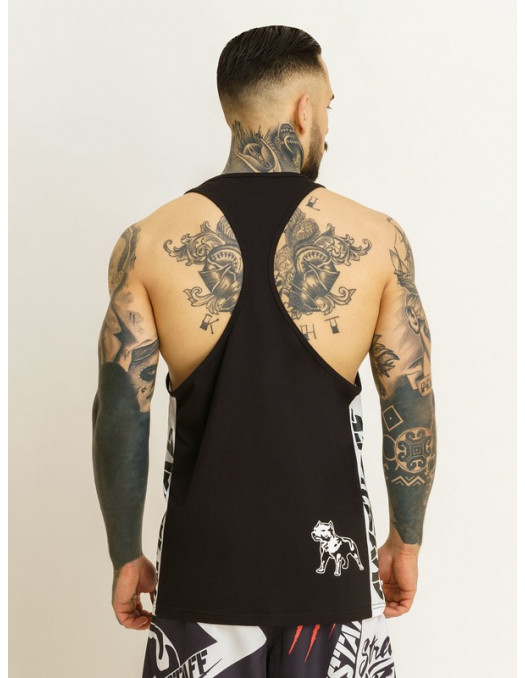 Black Dog Logo Tanktop by Amstaff