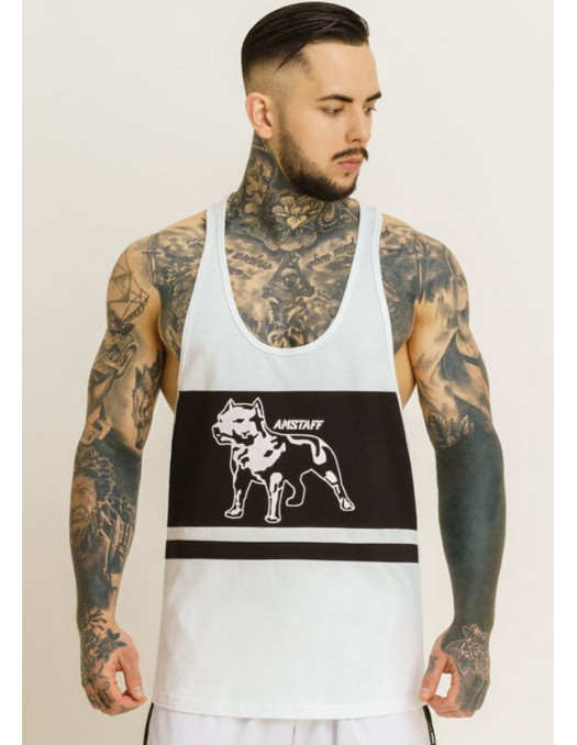 Tanktop WhiteNBlack by Amstaff Wear