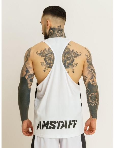 Tanktop WhiteNBlack by Amstaff Wear