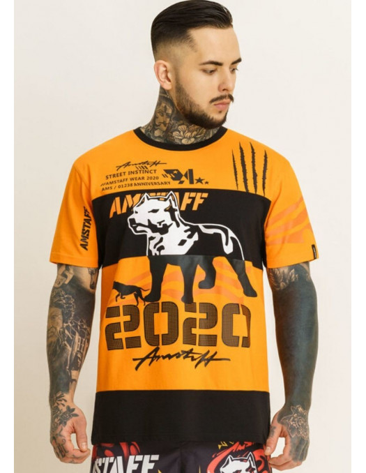 StreetInstinct T-Shirt OrangeNBlack...