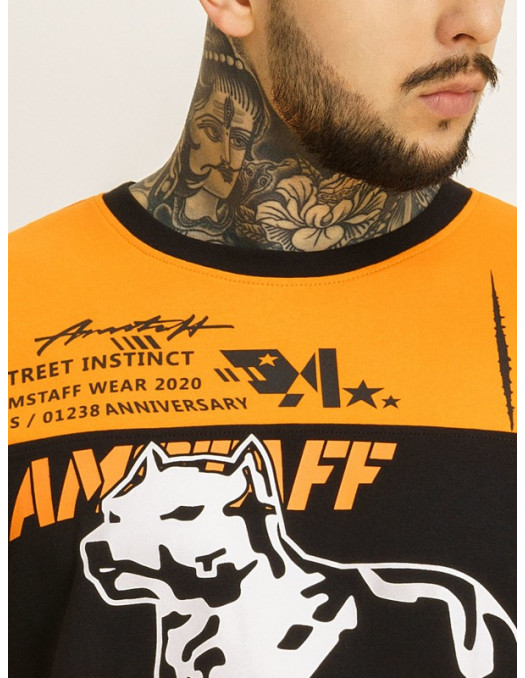 StreetInstinct T-Shirt OrangeNBlack...