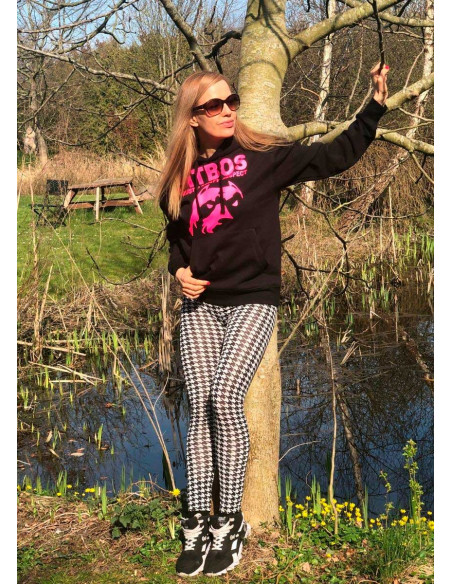 Logo Hoodie BlackNPink by Pitbos