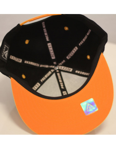 Access SnapBack Cap Black Orange