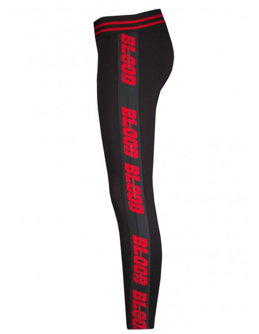 Striped Logo Leggings by Blood in...
