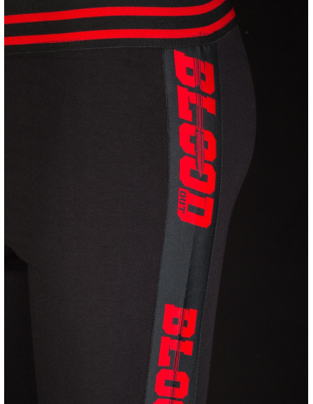 Striped Logo Leggings by Blood in Blood Out