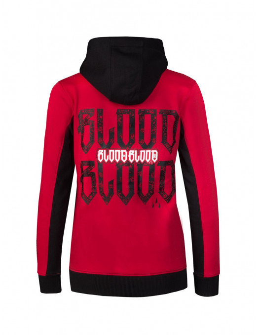 Logo Skull Hoodie RedNBlack by Blood...
