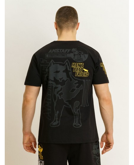 Street Instinct Best Friend T-Shirt Black by Amstaff