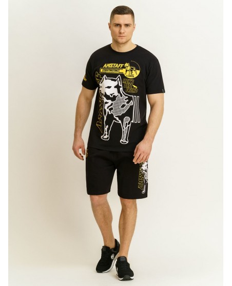 Street Instinct Best Friend T-Shirt Black by Amstaff