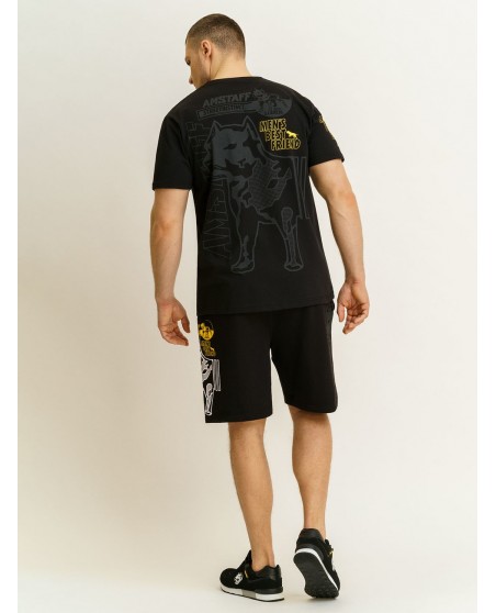 Street Instinct Best Friend T-Shirt Black by Amstaff