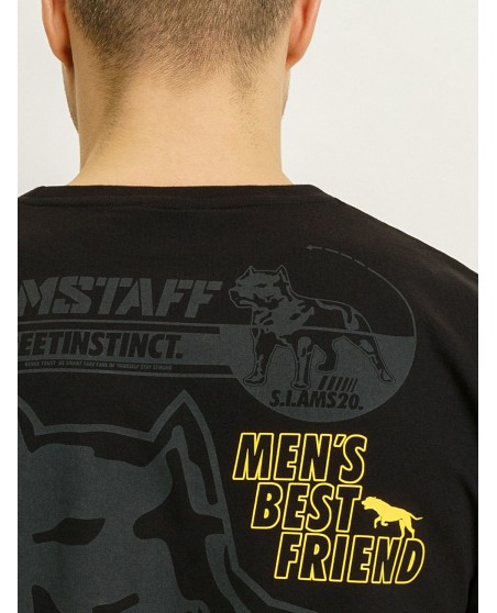 Street Instinct Best Friend T-Shirt Black by Amstaff