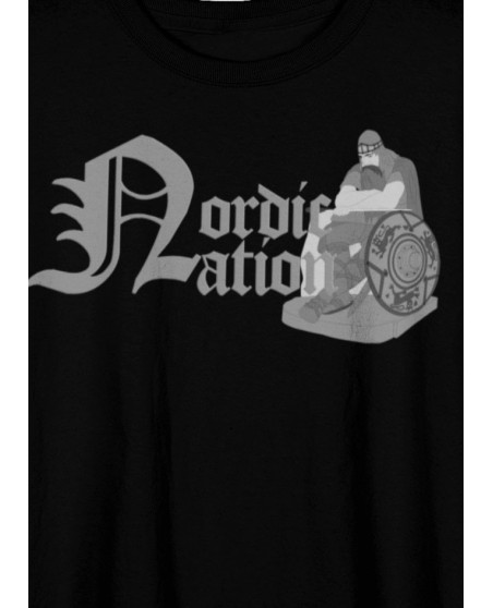 BrandLogo Holger T-Shirt Black by Nordic Worlds Premium Cotton