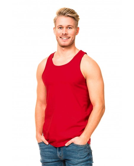 Tank Top Plain Red