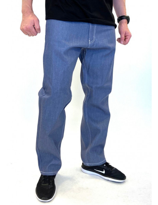 Classic Denim Jeans Light Blue Baggy