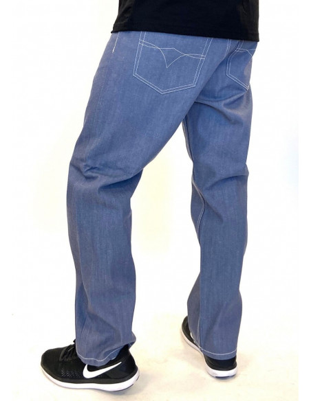 Classic Denim Jeans Light Blue Baggy