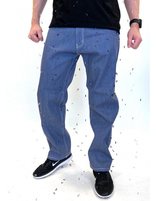 Classic Denim Jeans Light Blue Baggy