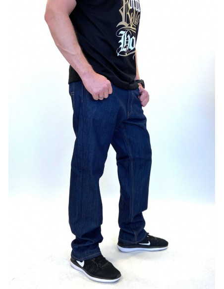 Classic Denim Jeans Raw Indigo Baggy