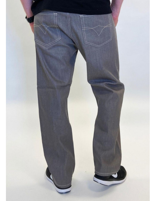 Classic Denim Jeans Grey Baggy