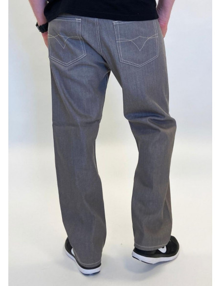 Classic Denim Jeans Grey Baggy