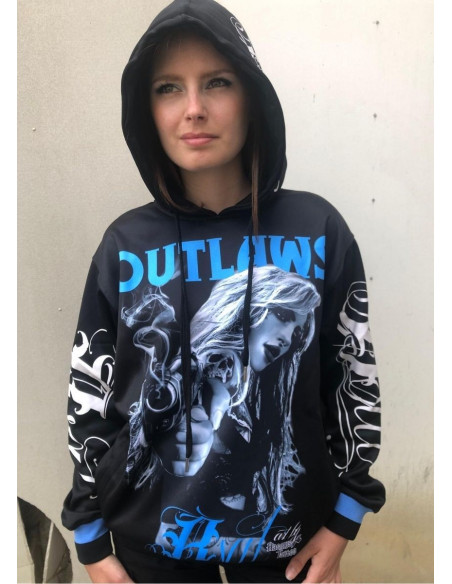 BSAT Outlaws Chica Hoodie Black