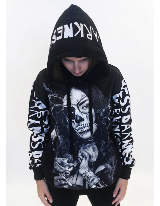 BSAT Darkness Chica El Barrio Hoodie