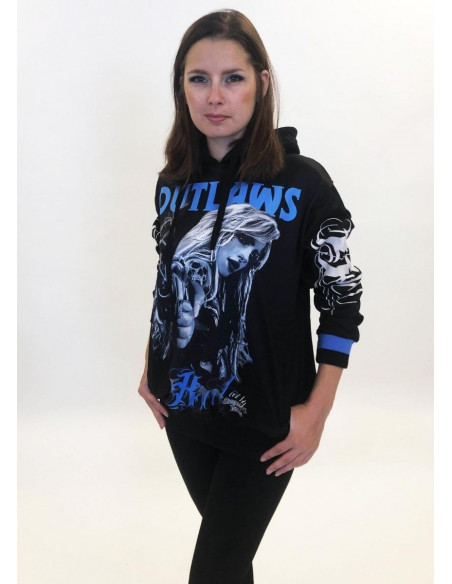 BSAT Outlaws Chica Hoodie Black