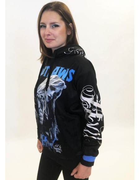 BSAT Outlaws Chica Hoodie Black