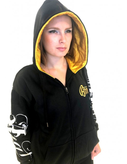 BSAT Compton Glory ZipHoodie Black