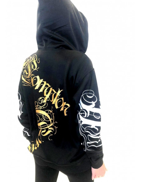 BSAT Compton Glory ZipHoodie Black