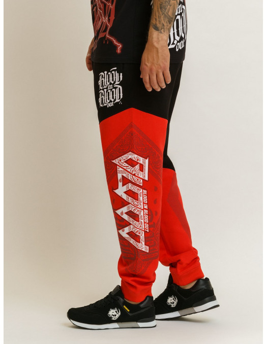 Urban Sweatpants BlackNRed by Blood...