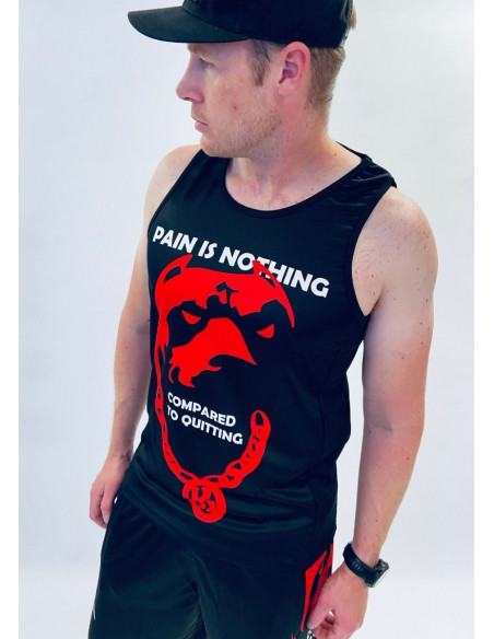 Pain is Nothing Mesh Tank Top by Pitbos