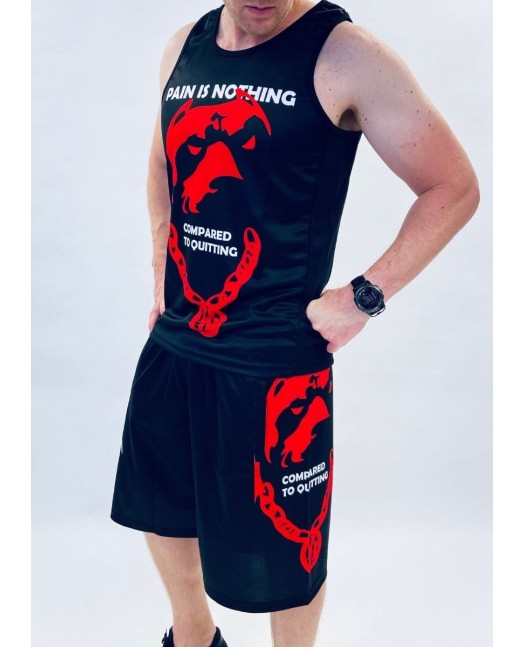 Pain is Nothing Mesh Shorts by Pitbos