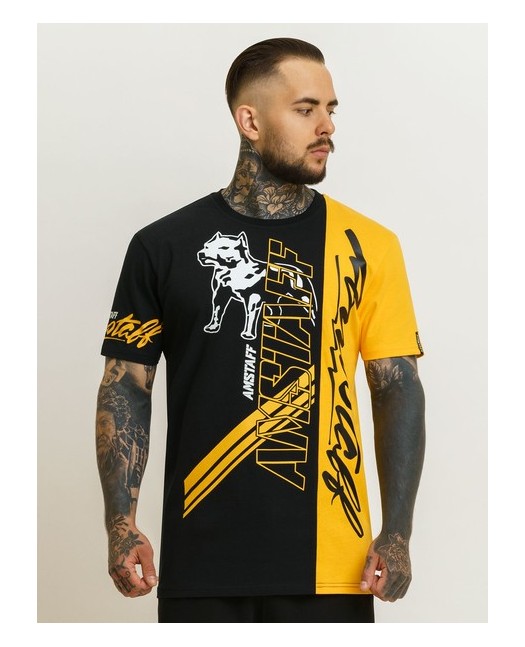 Street dog logo T-Shirt BlackNYellow...