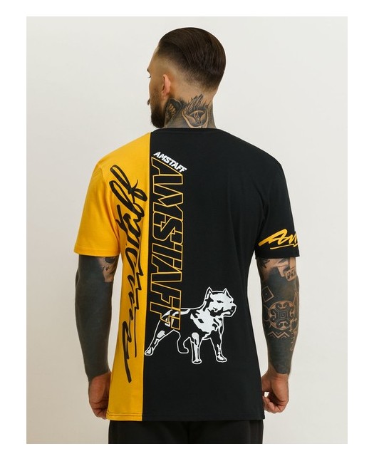 Street dog logo T-Shirt BlackNYellow...